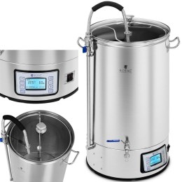 Kocioł warzelny zacierny do produkcji piwa stal nierdzewna 2500W LCD 60L Royal Catering