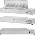 Nadstawa chłodnicza ze stalową pokrywą 7x GN1/3 161 cm Royal Catering