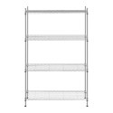 Regał magazynowy druciany ażurowy chromowany 137x90x35cm do 120kg Royal Catering