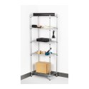 Regał magazynowy druciany ażurowy kolor szary 150x55x35cm do 150kg Royal Catering