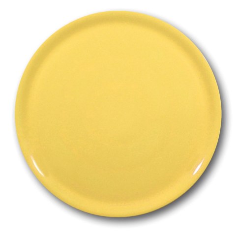 Wytrzymały talerz do pizzy z porcelany Speciale żółty 330mm - zestaw 6szt. Hendi