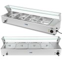 Bemar podgrzewacz elektryczny z kranem i osłoną 1800 W 4x GN 1/2 gł. 100 mm 24 l Royal Catering