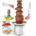 Fontanna do czekolady fondue 5 poziomów stalowa 265 W - Hendi 274156 Hendi