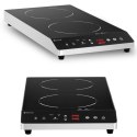 Kuchenka płyta indukcyjna nastawna 2 pola grzewcze śr. 26 cm LED 1800 W Royal Catering