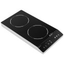 Kuchenka płyta indukcyjna nastawna 2 pola grzewcze śr. 26 cm LED 1800 W Royal Catering