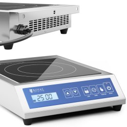 Kuchenka płyta indukcyjna przenośna 1 pole grzewcze śr. 28 cm LCD 3500 W Royal Catering