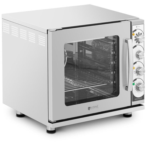 Piec konwekcyjny z funkcją grilla i pary 4 poziomy stal 3000 W ITALY Royal Catering