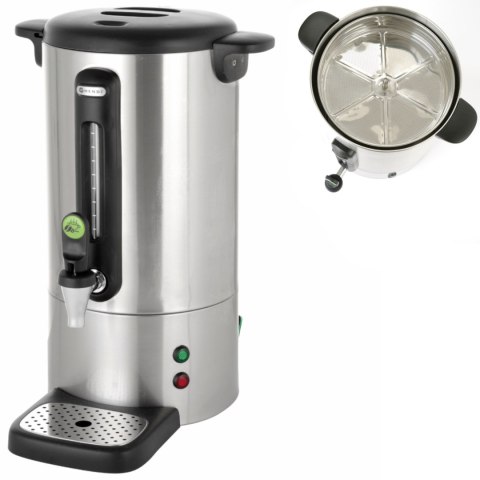 Zaparzacz perkolator do kawy z niekapiącym kranikiem stalowy Concept Line 7 l - Hendi 211434 Hendi