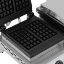 Gofrownica prostokątna podwójna na 4 gofry belgijskie 2 x 1500 W Royal Catering