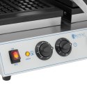 Gofrownica prostokątna podwójna na 4 gofry belgijskie 2 x 1500 W Royal Catering