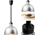 Lampa grzewcza do potraw na podczerwień IR wisząca srebrna śr. 28.5 cm 250 W Royal Catering