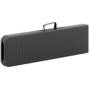 Ławka cateringowa ogrodowa składana czarna do 300 kg 183 x 30 x 43 cm Royal Catering