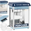 Maszyna automat urządzenie do prażenia popcornu retro TEFLON 1600 W 5-6 kg/h - niebieska Royal Catering