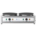 Naleśnikarka podwójna elektryczna z żeliwnymi płytami 2 x 40cm 2 x 3000 W Royal Catering