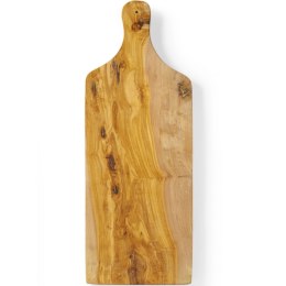 Deska do serwowania z drewna oliwnego z uchwytem 600 x 200 x 18 mm - Hendi 505267 Hendi