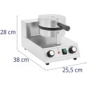 Gofrownica urządzenie do gofrów kształt serca śr. 180 mm 1000 W Royal Catering