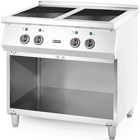 Kuchnia elektryczna indukcyjna 4-palnikowa wolnostojąca 400 V 17000 W - Hendi 237687 Hendi