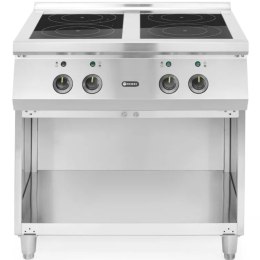 Kuchnia elektryczna indukcyjna 4-palnikowa wolnostojąca 400 V 17000 W - Hendi 237687 Hendi