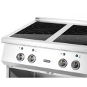 Kuchnia elektryczna indukcyjna 4-palnikowa wolnostojąca 400 V 17000 W - Hendi 237687 Hendi