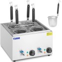 Makaroniarka warnik do gotowania makaronu z kranikami 4 kosze 2 x 6,5 l 3000 W Royal Catering