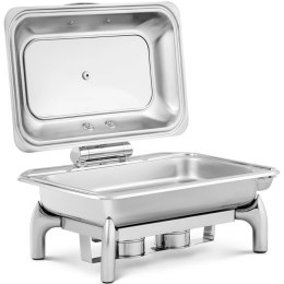 Podgrzewacz do potraw stołowy na pastę z pokrywą z okienkiem GN 1/1 8.5 l Royal Catering