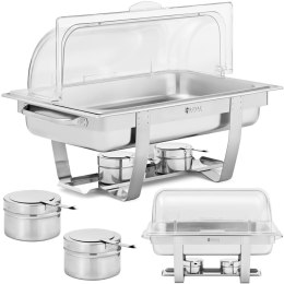 Podgrzewacz do potraw stołowy na pastę z wąską podstawą GN 1/1 8.5 l Royal Catering
