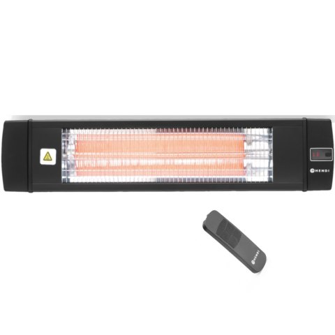 Promiennik podczerwieni lampa grzewcza tarasowa ścienna Bola 2500 W - Hendi 272428 Hendi