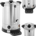 Warnik podgrzewacz do wody z podwójnymi ściankami i ociekaczem 13.5 L 2500 W srebrny Royal Catering