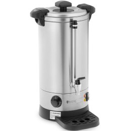 Warnik podgrzewacz do wody z podwójnymi ściankami i ociekaczem 9 L 1500 W srebrny Royal Catering