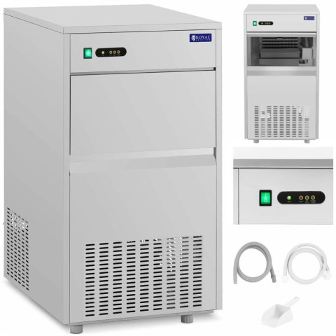 Barowa kostkarka maszyna do kostek lodu 50 kg/dzień 25 kg 350 W Royal Catering