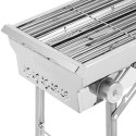Grill węglowy składany z rusztem 43 x 25 cm STAL Royal Catering