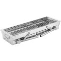 Grill węglowy składany z rusztem 43 x 25 cm STAL Royal Catering