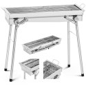 Grill węglowy ze składanym rusztem 43 x 25 cm STAL Royal Catering