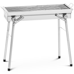 Grill węglowy ze składanym rusztem 43 x 25 cm STAL Royal Catering