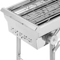 Grill węglowy ze składanym rusztem 43 x 25 cm STAL Royal Catering