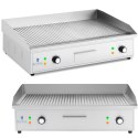 Grill elektryczny płyta grillowa ryflowana 700 x 400 mm 4400 W Royal Catering