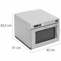 Kuchenka mikrofalowa gastronomiczna 100 programów 3000 W 17 l Royal Catering