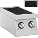 Kuchnia indukcyjna 2 palnikowa nastawna śr. 12-26 cm 3000 W Royal Catering