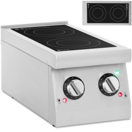 Kuchnia indukcyjna 2 palnikowa nastawna śr. 12-26 cm 3000 W Royal Catering