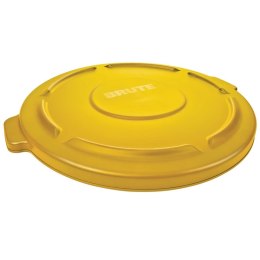 Pokrywa do pojemnika przemysłowego BRUTE Round 121L - żółty Rubbermaid