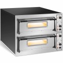 Profesjonalny piec do pizzy dwukomorowy na 12 pizz śr. 32 cm 14400 W Royal Catering