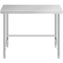 Stół blat roboczy centralny stalowy 100 x 60 cm do 90 kg Royal Catering