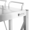 Wózek kelnerski stalowy nierdzewny składany 3 półki 83 x 50cm do 90kg Royal Catering