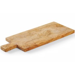 Deska do serwowania wędlin serów przekąsek z drewna oliwnego 480 x 190 mm Hendi