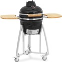 Grill ceramiczny węglowy Kamado z termometrem na kółkach śr. 32.5 cm UNIPRODO