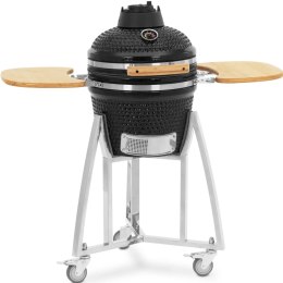 Grill ceramiczny węglowy Kamado z termometrem na kółkach śr. 32.5 cm UNIPRODO