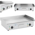Grill elektryczny płyta grillowa gładka podwójna 730 x 400 mm 2 x 2200 W Royal Catering