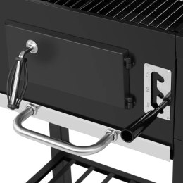 Grill węglowy z wędzarnią 2 półki STAL UNIPRODO