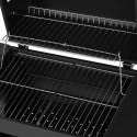 Grill węglowy z wędzarnią 2 półki STAL UNIPRODO
