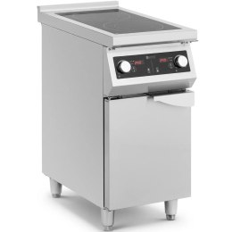 Kuchnia indukcyjna 2 palnikowa wolnostojąca z szafką 400 V 8500 W Royal Catering